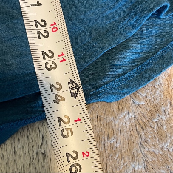 Lucky Brand Teal Long Sleeve Pintuck Blouse – Size M, Boho Style - Picture 7 of 7